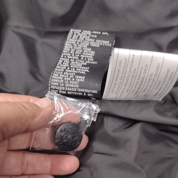 New Without Label Men's Classic Black Hooded Puffer Parca Jacket,Winter - Picture 14 of 16